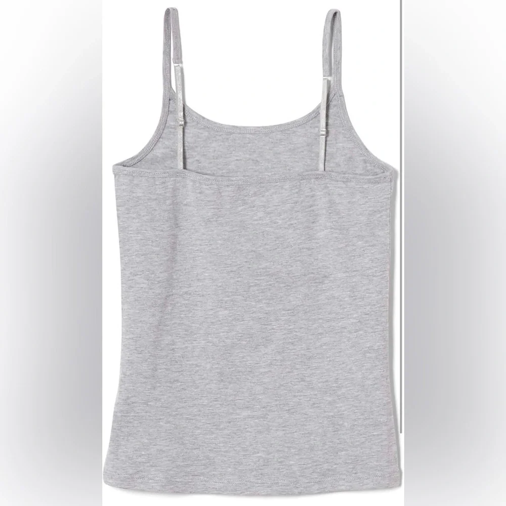 French Toast Girls' 2-Pack Basic Cami Tops | Color Gray | Size L(10) |   (G3)